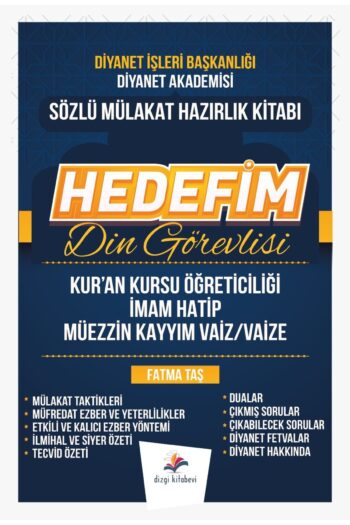 2025 Hedefim Din Görevlisi Sözlü Mülakat Hazırlık Kitabı