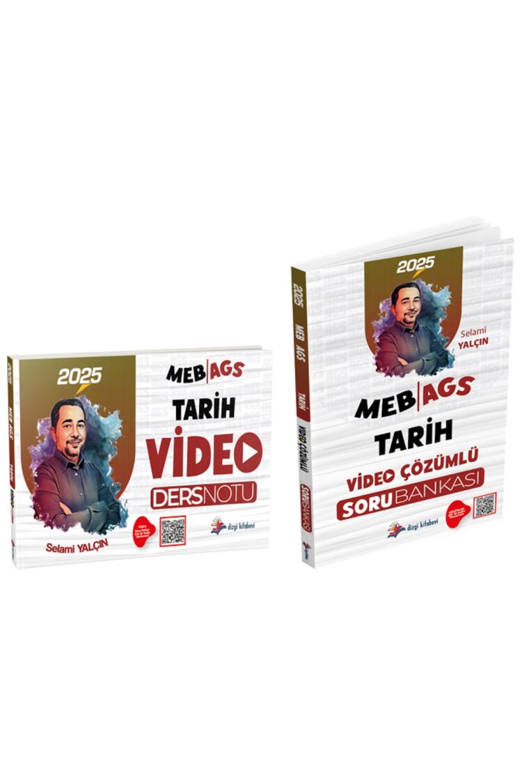 2025 Meb-ags Tarih Video Ders Notu Soru Bankası 2 Li Set - Selami Yalçın