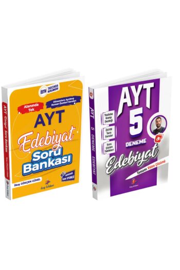 2025 YKS AYT Edebiyat Soru Bankası + 5 Deneme 2 Kitap Set
