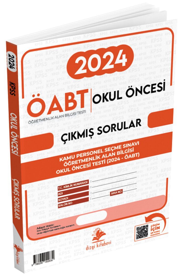 Öabt Meb-ags Okul Öncesi Öğretmenliği 2024 Sınavı Çıkmış Sorular Çözümlü Yay