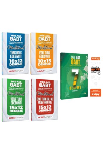 025 ÖABT MEB-AGS Muhtemel Türk Dili Edebiyatı-Türkçe 51 Deneme + 7 Genel Deneme 5 Kitap Ayraç Hediye