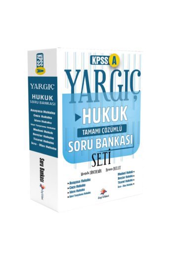 Alternative view of 2025 Yargıç Kpss A Hukuk Tamamı Çözümlü Soru Bankası Seti