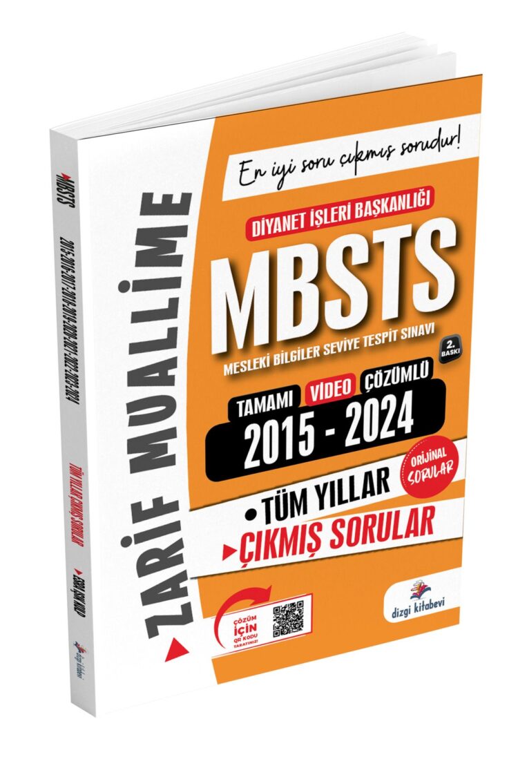 Dib MBSTS Konu Tasnifli 2015-2024 Tüm Yıllar Orijinal Video Çözümlü Çıkmış Sorular Zarif Muallime - Görsel 3