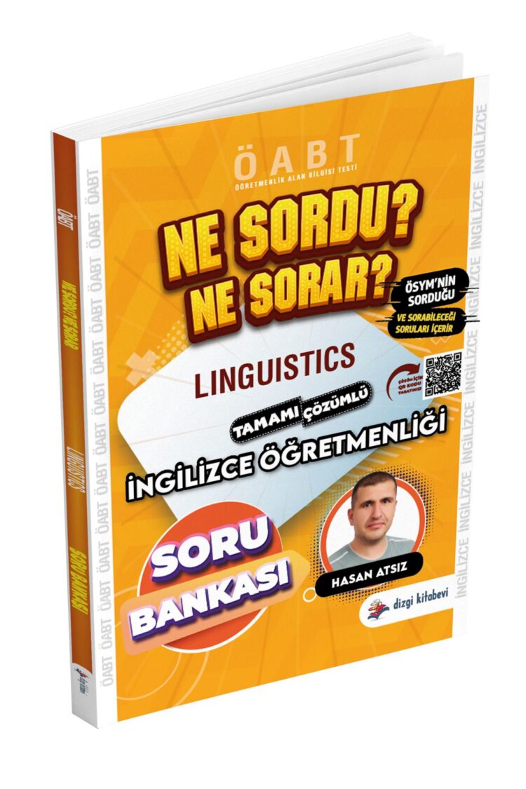 2025 Ne Sordu Ne Sorar Öabt İngilizce Öğretmenliği Linguistics Soru Bankası Qr Çözümlü Hasan Atsız