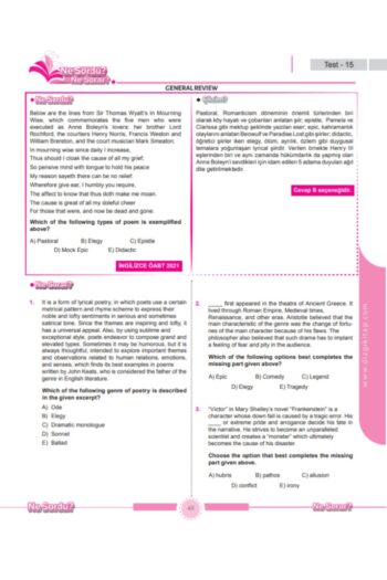 Alternative view of 2025 Ne Sordu Ne Sorar Öabt İngilizce Öğretmenliği Literature Soru Bankası Qr Çözümlü Hasan Atsız