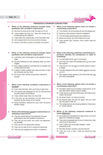 Alternative view of 2025 Ne Sordu Ne Sorar Öabt İngilizce Öğrt. Pedagogical Grammar and Language Proficiency Soru Bank.