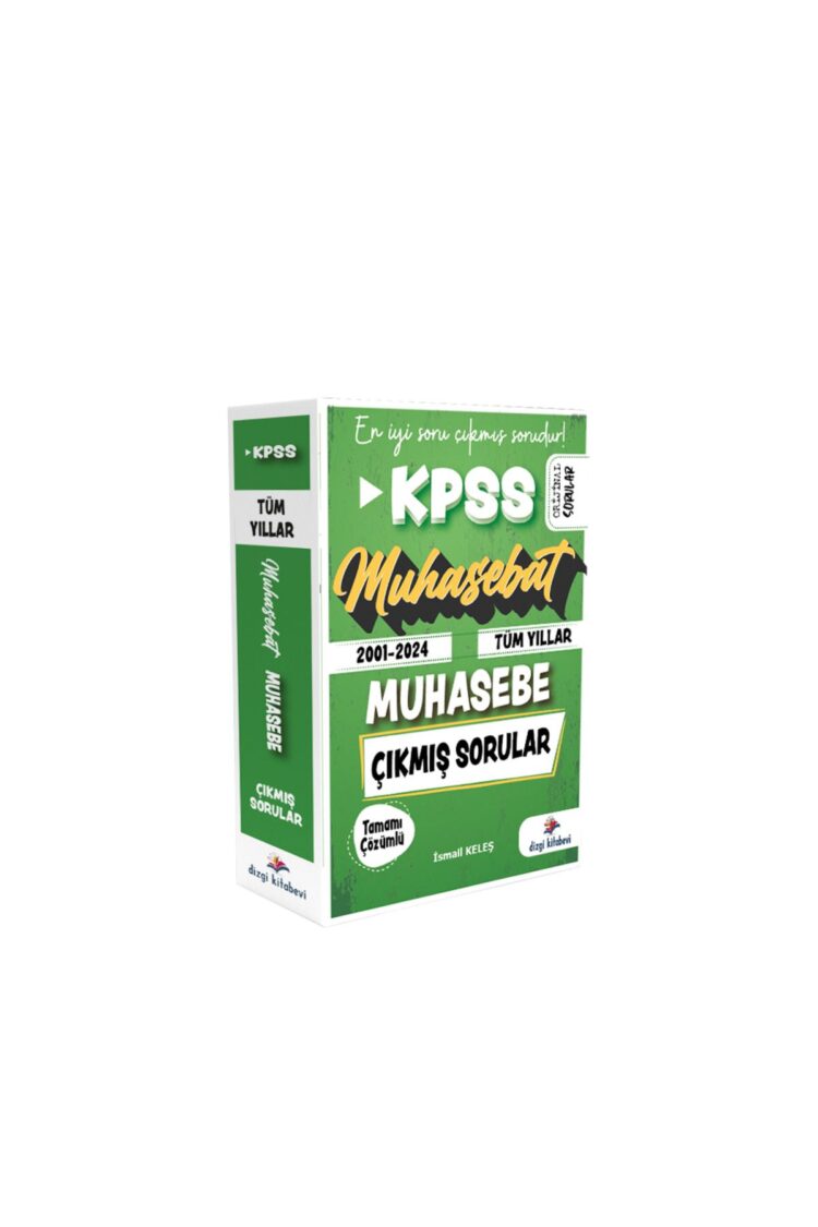 Muhasebat KPSS A Sayıştay Tamamı Çözümlü Tüm Yıllar (2001-2024) Çıkmış Muhasebe Soruları