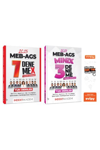 2025 MEB-AGS Tüm Dersler 7 + 3 Deneme 2 Kitap Çözümlü Ayraç Hediyeli