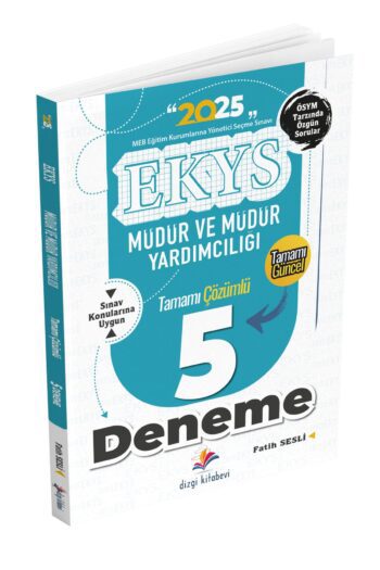 2025 Meb Ekys Müdür ve Müdür Yardımcılığı Tamamı Çözümlü 5`li Deneme Fatih Sesli