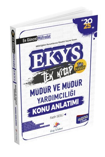 2025 Meb Ekys Müdür ve Müdür Yardımcılığı Konu Anlatımı Fatih Sesli