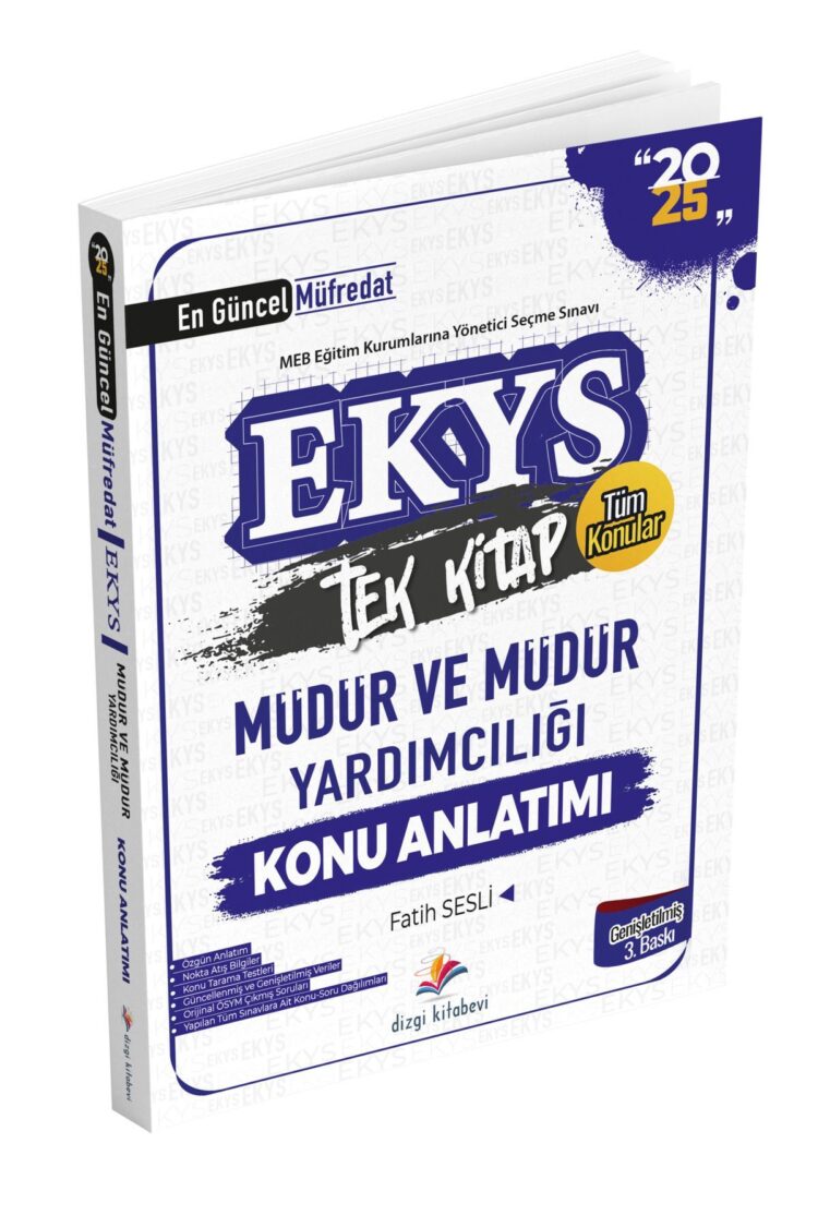 2025 Meb Ekys Müdür ve Müdür Yardımcılığı Konu Anlatımı Fatih Sesli