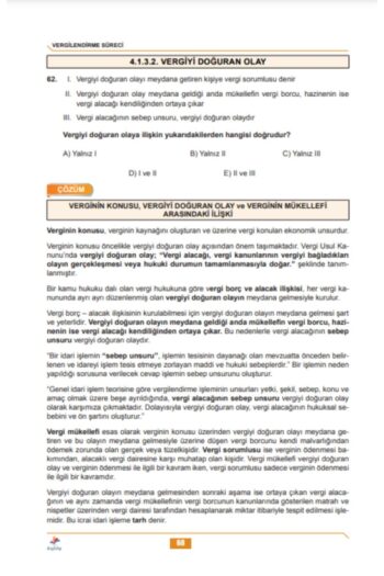 Alternative view of İzahat Vergi Hukuku, Vuk, Tvs Soru Bankası Çıkmış Soru Destekli 4. Baskı 2024
