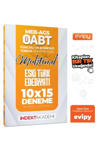 2025 ÖABT MEB-AGS Muhtemel Türk Dili Edebiyatı-Türkçe Eski Türk Edebiyatı 10x15 Deneme Çözümlü Ayraç