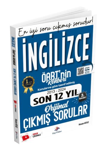 Alternative view of 2025 Öabt Nin Rehberi Ingilizce Öğretmenliği Son 12 Yıl Çıkmış Sorular Video Çözümlü