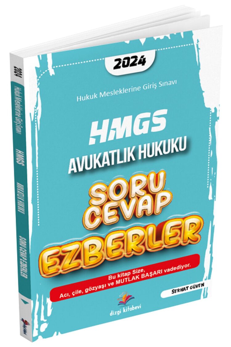 2024 Hmgs Avukatlık Hukuku Soru Cevap Ezberler - Serhat Güven