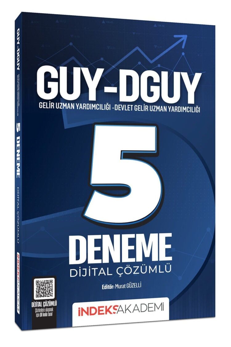 İndeks Akademi 2025 GUY-DGUY Gelir Uzman Yardımcılığı 5 Deneme Çözümlü - Murat Güzelli İndeks Akadem