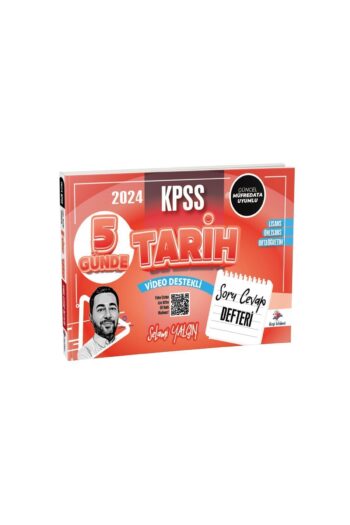 KPSS Tarih 5 Günde Soru Cevap Defteri Lisans-Önlisans-Ortaöğretim Selami Yalçın 2024
