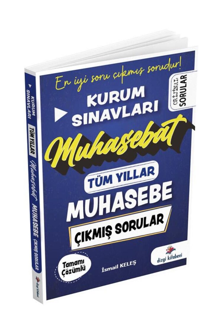 Kurum Sınavları Muhasebe Muhasebat Tüm Yıllar Çıkmış Sorular Çözümlü - Görsel 3