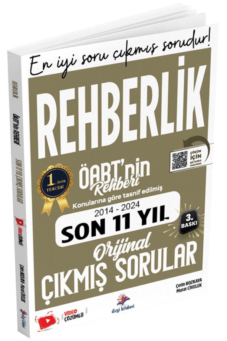 2025 Öabt Meb-ags Nin Rehberi Rehberlik Çıkmış Sorular Son 11 Yıl Çözümlü - Çetin Bozkay