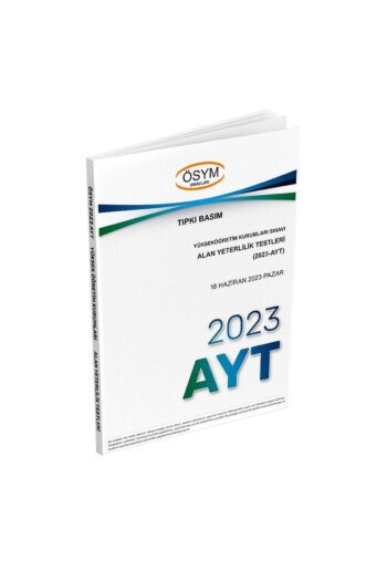 Alternative view of 2023 Yks Ayt Tıpkı Basım Çıkmış Sorular