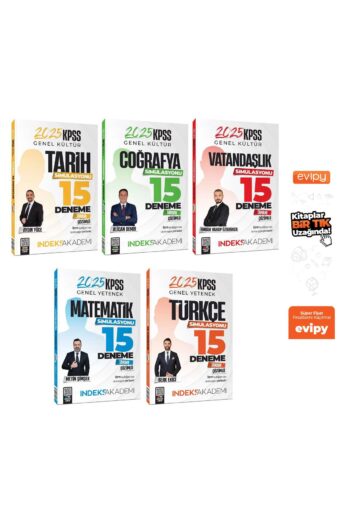 2025 KPSS Genel Yetenek Genel Kültür Simülasyonu 75 Deneme 5 Kitap Ayraç Hediyeli