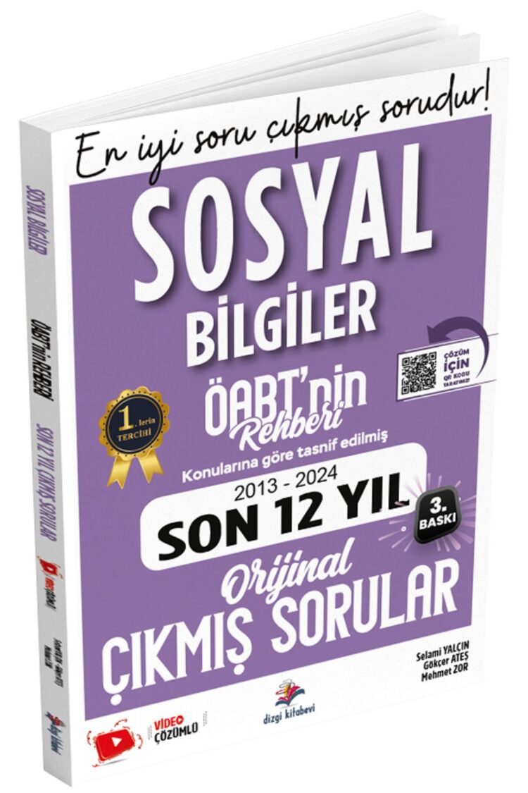2025 ÖABT MEB-AGS nin Rehberi Sosyal Bilgiler Öğretmenliği Çıkmış Sorular Son 12 Yıl Çöz