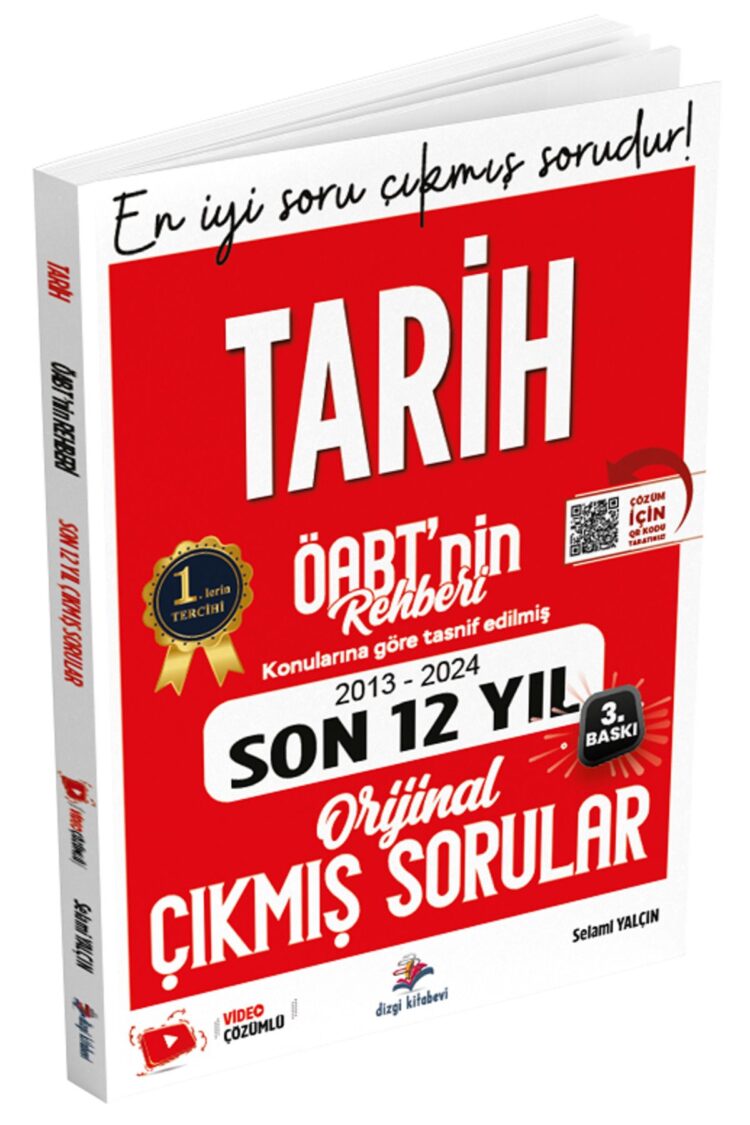 2025 ÖABT MEB-AGS nin Rehberi Tarih Öğretmenliği Çıkmış Sorular Son 12 Yıl Çözümlü - Sel