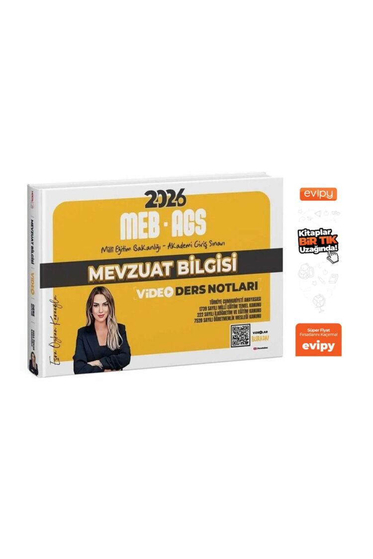 2026 MEB-AGS Mevzuat Bilgisi Video Ders Notları - Esra Özkan Karaoğlu Ayraç Hediyeli - Görsel 2