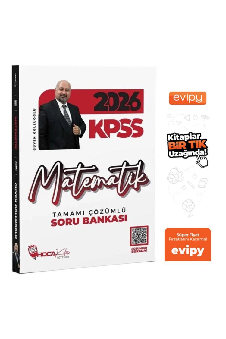 2026 KPSS Matematik Soru Bankası Çözümlü - Güven Göllüoğlu Ayraç Hediyeli