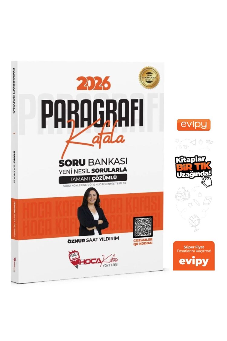 2026 KPSS TYT ALES DGS Paragrafı Kafala Soru Bankası Çözümlü - Öznur Saat Yıldırım Ayraç Hediyeli
