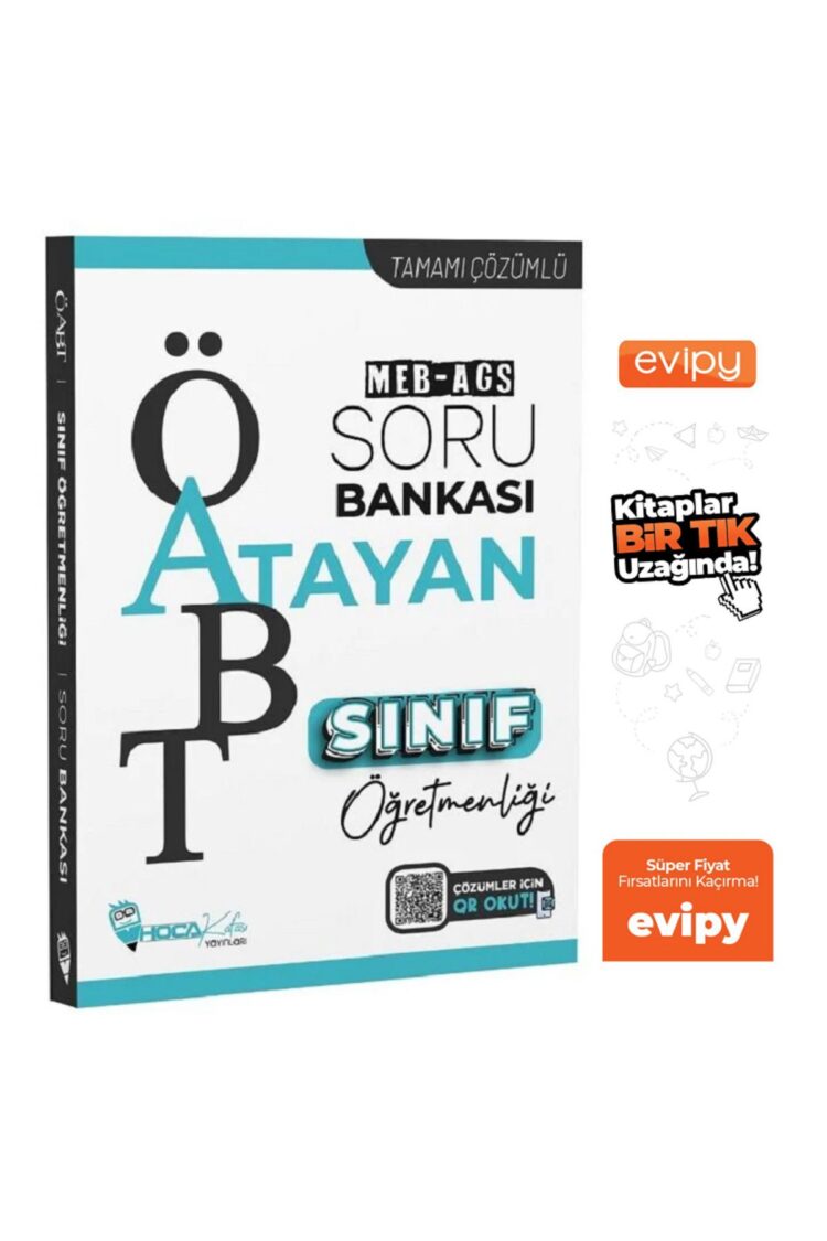 ÖABT MEB-AGS Sınıf Öğretmenliği Atayan Soru Bankası Ayraç Hediyeli