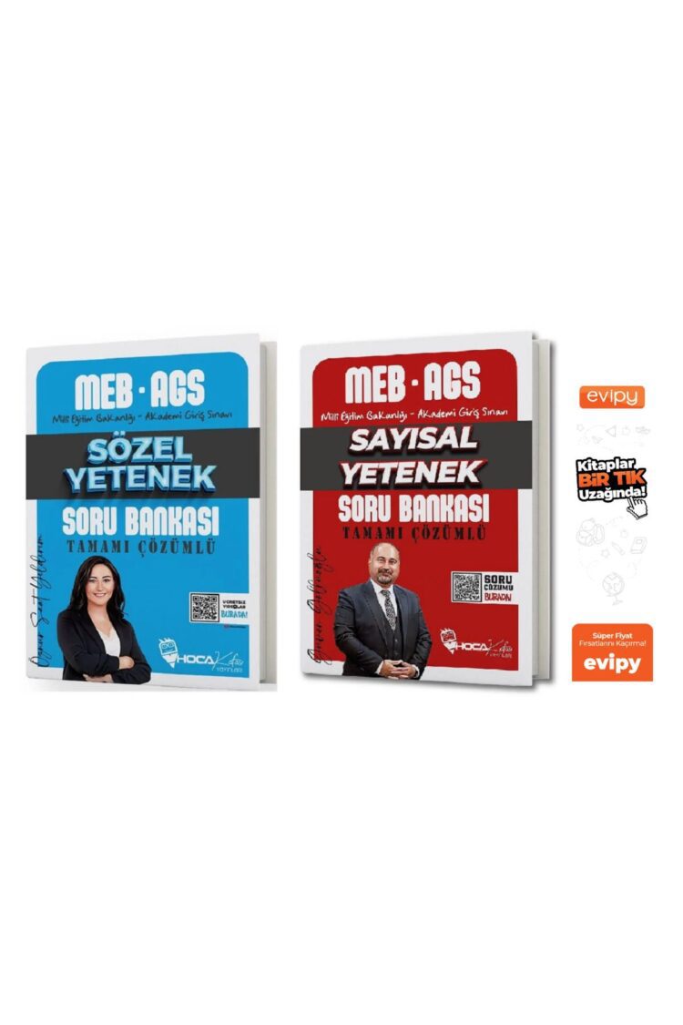 2025 MEB AGS Sayısal - Sözel Soru Bankası Çözümlü - Öznur Saat, Güven Göllüoğlu 2 Kitap Ayraç Hediye