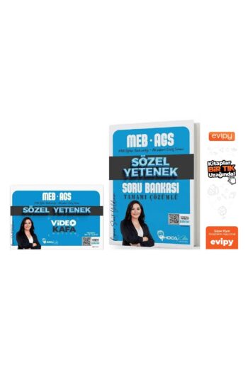 2025 MEB-AGS Sözel Yetenek Video Kafa Notlar+Soru Bankası Öznur Saat Yıldırım 2 Kitap Ayraç Hediyeli