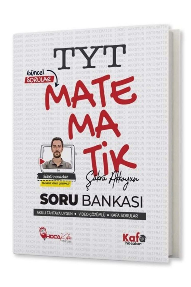 Hoca Kafası YKS TYT Matematik Soru Bankası Çözümlü - Şükrü Akkoyun Hoca Kafası Yayınları