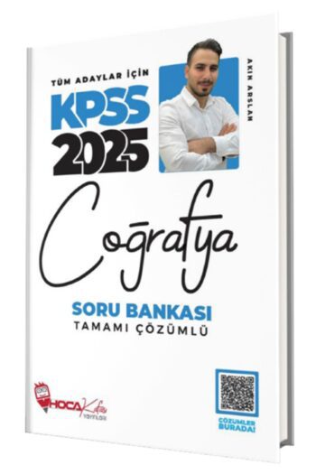 Hoca Kafası 2025 KPSS Coğrafya Soru Bankası Çözümlü - Akın Arslan Hoca Kafası Yayınları