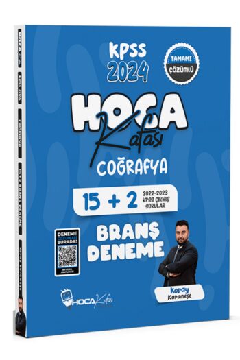 Hoca Kafası 2024 KPSS Coğrafya 15+2 Deneme Çözümlü - Koray Karameşe Kafası Yayınları