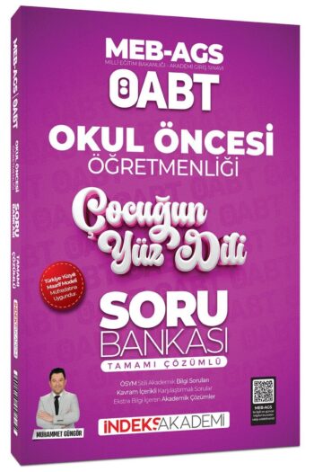 İndeks Akademi 2026 ÖABT MEB-AGS Okul Öncesi Öğretmenliği Çocuğun Yüz Dili Soru Bankası Çözümlü - Mu
