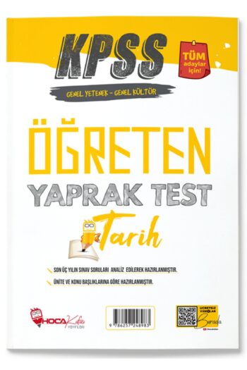 SÜPER FİYAT - Hoca Kafası KPSS Matematik Öğreten Yaprak Test Hoca Kafası Yayınları