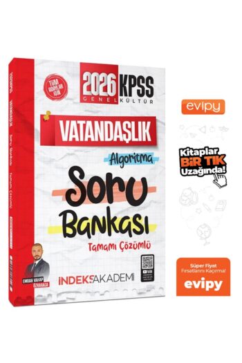 2026 KPSS Vatandaşlık Algoritma Soru Bankası Çözümlü - Emrah Vahap Özkaraca Ayraç Hediyeli