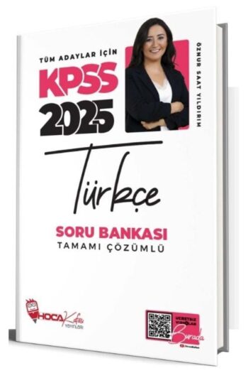 Hoca Kafası 2025 KPSS Türkçe Soru Bankası Çözümlü - Öznur Saat Yıldırım Hoca Kafası Yayınları