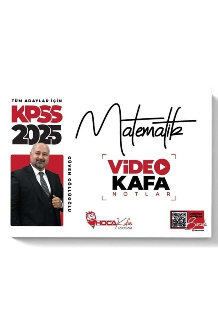 Hoca Kafası 2025 KPSS Matematik Video Kafa Notlar - Güven Göllüoğlu Hoca Kafası Yayınları