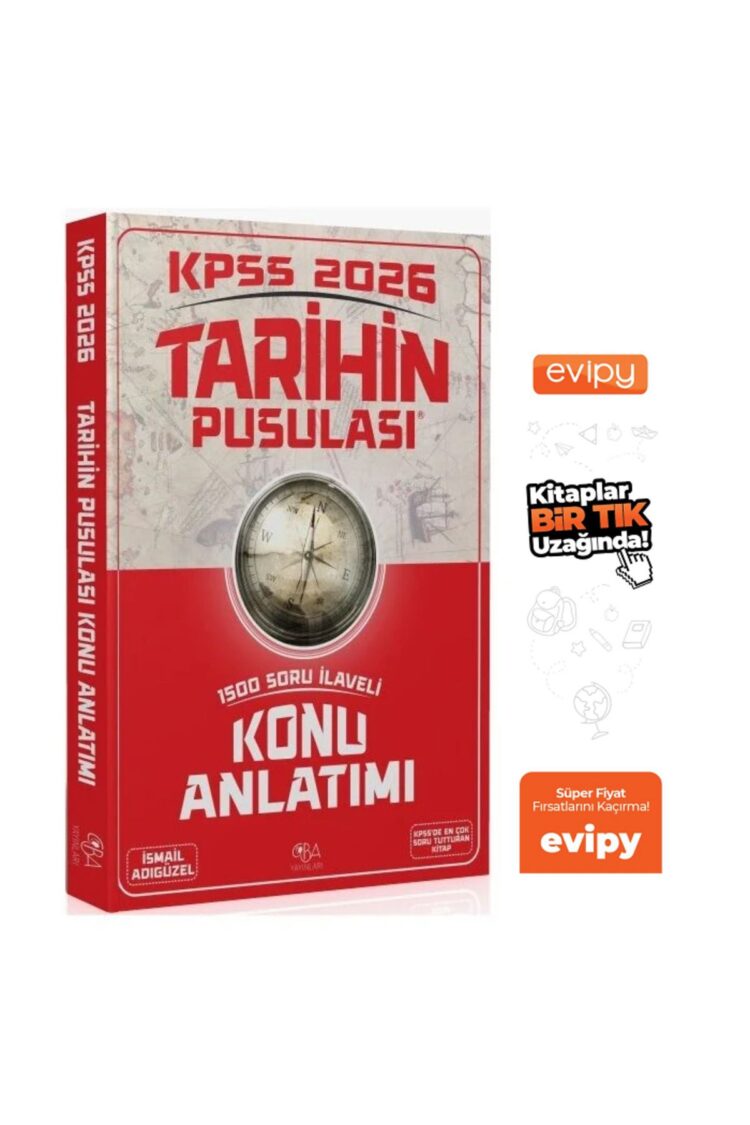 2026 KPSS Tarihin Pusulası Konu Anlatımı - İsmail Adıgüzel Ayraç Hediyeli