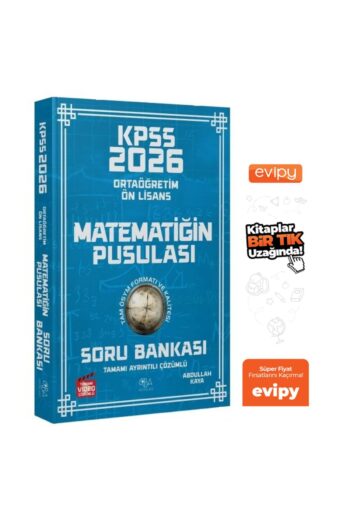 2026 KPSS Lise Ortaöğretim Ön Lisans Matematik Matematiğin Pusulası Soru Bankası Çözümlü Burak Almas