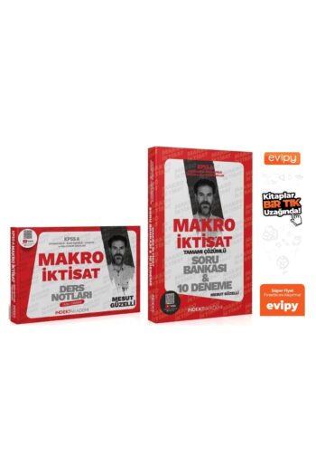 2025 KPSS A Grubu Makro İktisat Video Ders Notları + Soru Bankası 2 Kitap Ayraç Hediyeli