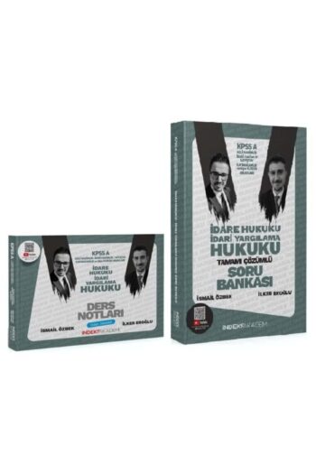 İndeks Akademi 2025 KPSS A Grubu İdare ve İdari Yargılama Hukuku Video Ders Notları + Soru Bankası 2