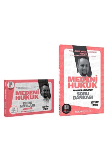 İndeks Akademi 2025 KPSS A Grubu Medeni Hukuk Video Ders Notları + Soru Bankası 2 li Set - Eyüp İpek