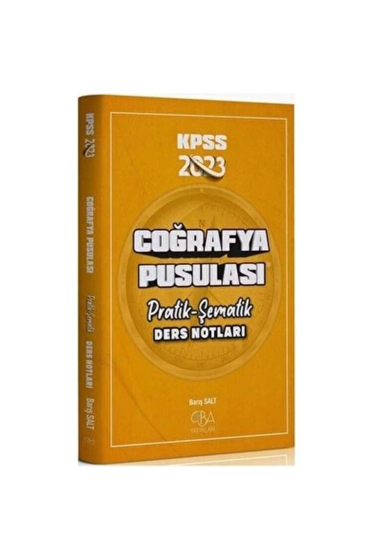 Süper Fiyat - Cba Yayınları 2024 Kpss Coğrafya Pusulası Pratik Konu Anlatımı - Barış Salt Cba Yayınl