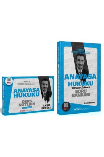 İndeks Akademi 2025 KPSS A Grubu Anayasa Hukuku Video Ders Notları + Soru Bankası 2 li Set - İlker E