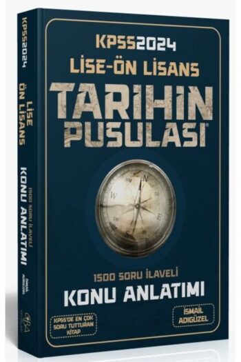 SÜPER FİYAT - CBA Yayınları 2024 KPSS Lise Ön Lisans Tarihin Pusulası Konu Anlatımı - İsmail Adıgüze