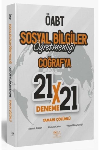 CBA Yayınları ÖABT Sosyal Bilgiler Coğrafya 21x21 Deneme Çözümlü CBA Yayınları